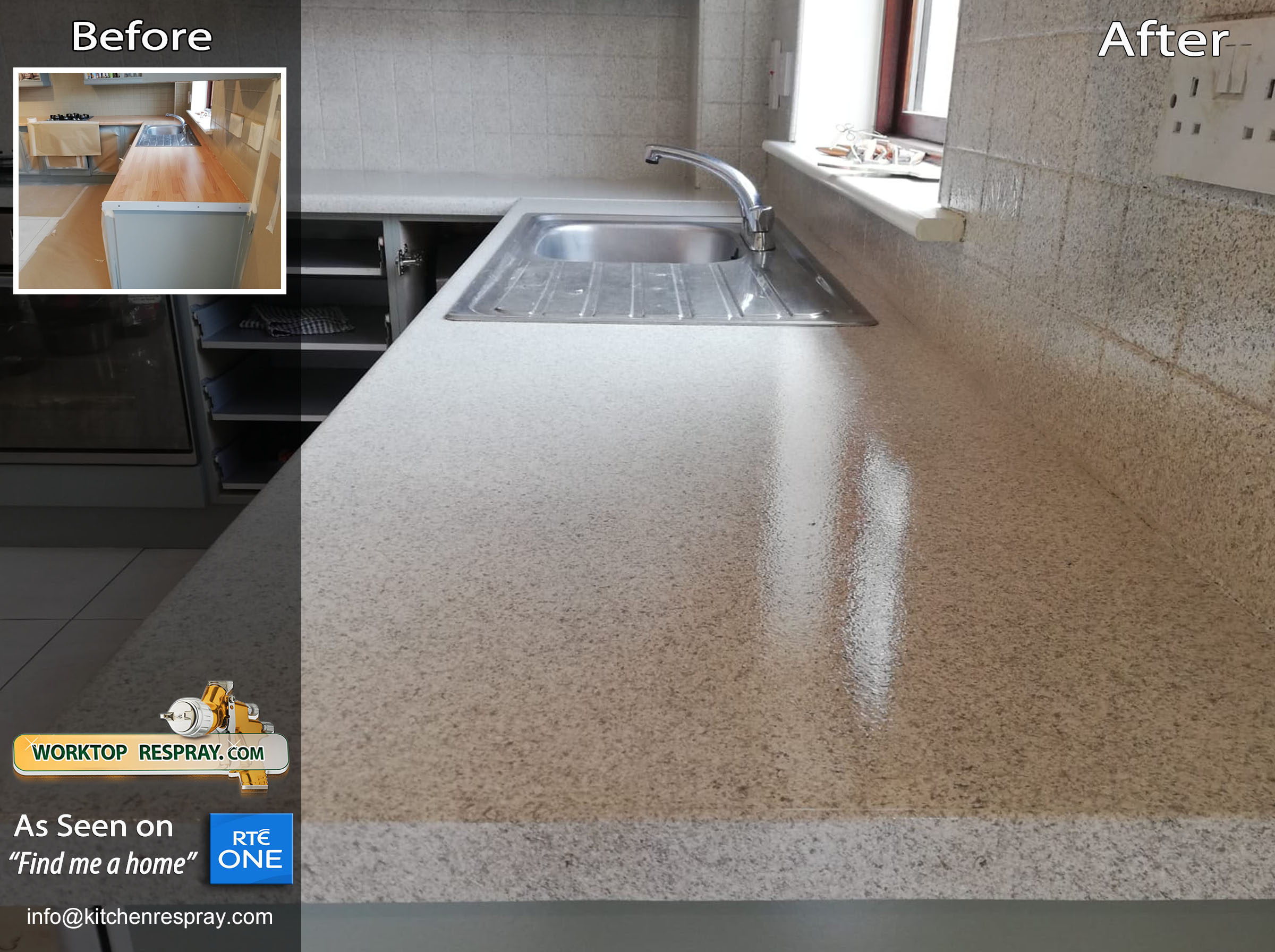 Granite Respray worktop Granite Respray worktop